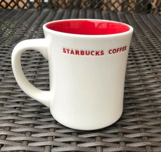 Starbucks 2008 12 Oz Restaurant Style Red Bird Coffee Tea Mug Cup