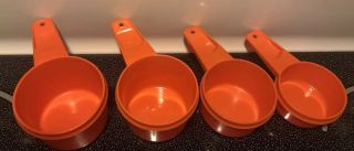 Tupperware Vintage Measure Measuring Cups Set Of 4 Replacement Sheer