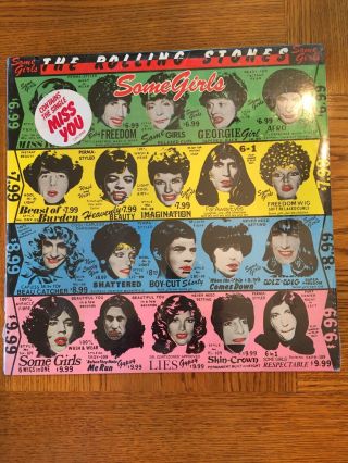 The Rolling Stones - Some Girls - - In Shrink,  Withdrawn Cover,  1978