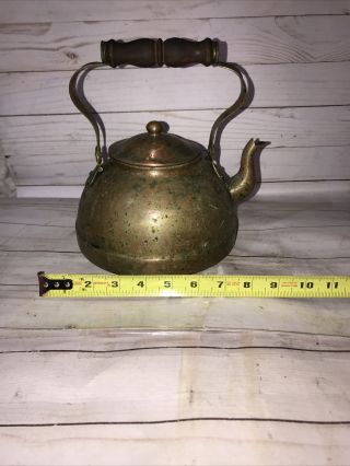 Tagus Antique Copper Tea Kettle Made In Portugal