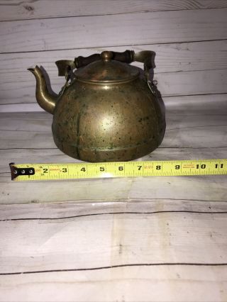 Tagus antique copper tea kettle Made In Portugal 3