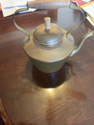 Tagus Antique Copper Tea Kettle Made In Portugal