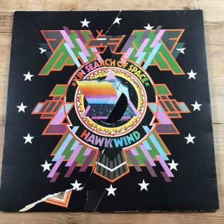 Hawkwind - In Search Of Space Vinyl Lp Uag 29202 Fold Out Sleeve And Booklet