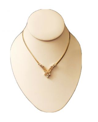 Christian Dior Rhinestone Necklace 90 