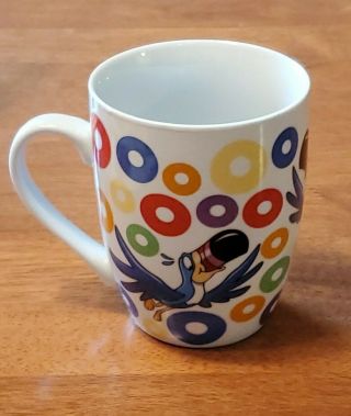 2013 Kellogg Toucan Sam Fruit Loops Coffee Cup Mug Froot Colorful Collectible