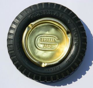 Vintage Rare General Popo Tire Rubber Advertising Ashtray Made In Mexico 6