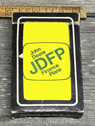 Vintage John Deere Deluxe Playing Cards Jdfp John Deere Finance Plans