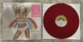 Mariah Carey Rainbow Colored 2 Lp Vinyl Lp Red Exclusive Rare