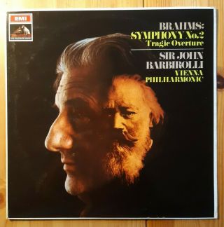Brahms: Symphony No.  2.  Barbirolli.  Vinyl Asd 2421.  Factory Sample.