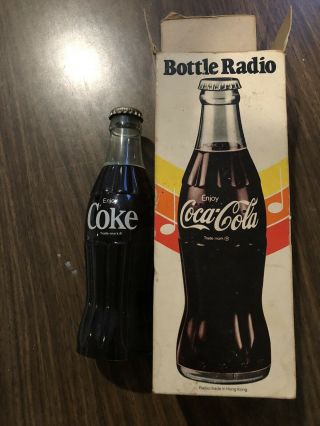 Vintage Coca - Cola Bottle Radio Box