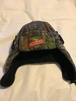 Dekalb Seed Camo Winter Stocking Cap With Ear Flaps In