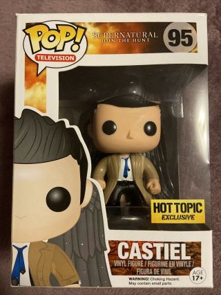 Funko Pop Castiel With Wings 95 Supernatural Rare Exclusive Vaulted