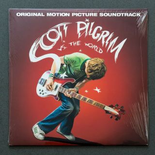 Scott Pilgrim Vs The World Soundtrack Lp Red Vinyl Record &