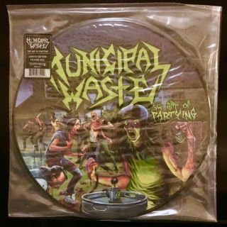Municipal Waste ‎ - The Art Of Partying Picture Disc 2008 Vinyl Lp Earache
