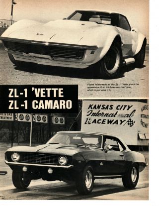 1969 Chevrolet Zl - 1 Corvette & Camaro (berger & Harrell) Article / Ad