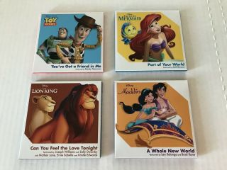 Walt Disney - Toy Story,  Little Mermaid,  Lion King,  Aladdin - 3 " Rsd Vinyl Record 4 Lp