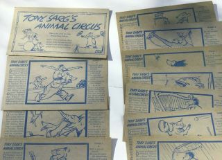 Nabisco Shredded Wheat Promo - 1938 Tony Sarg’s Animal Circus 20 Cards - 3