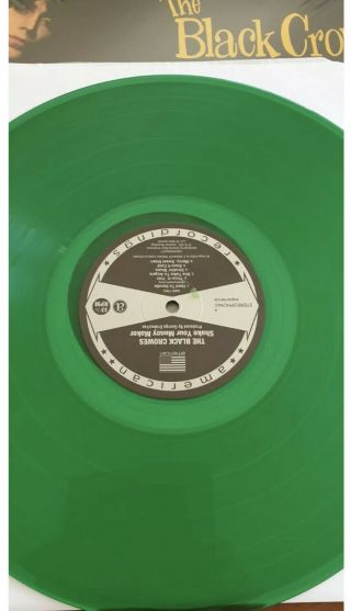Black crowes shake your money maker Transparent Green Vinyl. 2