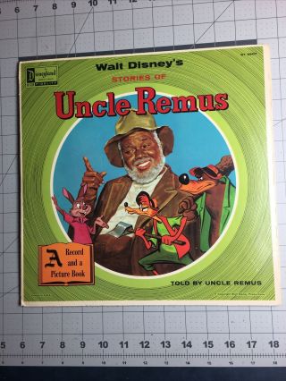 Walt Disney’s Stories Of Uncle Remus W/ Picture Book St 3907 Disneyland Lp
