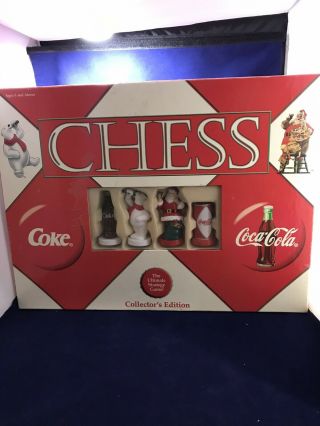 Coke Coca - Cola Collector Edition Chess Set Board Game,  Polar Bear (a2)