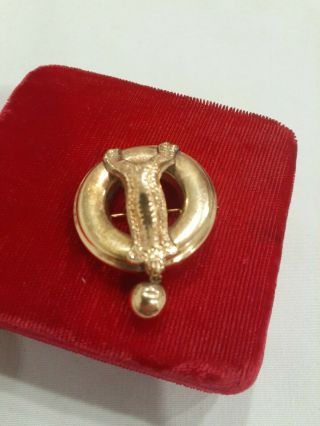 Antique Victorian Edwardian Gold Filled Brooch Pin