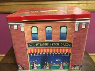 Vintage Atlantic & Pacific Tea Company 125th Anniversary Of A& P Tin