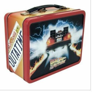 Back To The Future - Classic Large Tin Tote / Metal Lunch Box