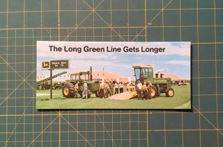 The Long Green Line Gets Longer 1971 John Deere Booklet,  6030,  2030,  7520