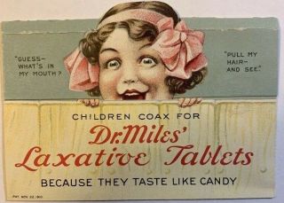 Dr.  Miles Laxative Tablets,  " Guess What 