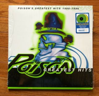 Poison Greatest Hits Colored Yellow Green Vinyl Lp Record Wal Mart
