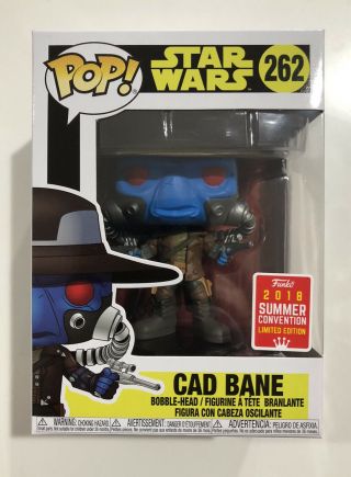 Star Wars Cad Bane Funko Pop 262 Convention Exclusive Limited Edition