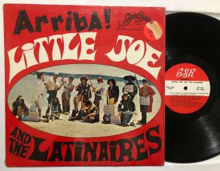 Little Joe And The Latinaires Arriba Lp Rare Tex Mex Shrink 1001