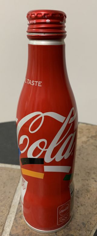 Coca Cola 2020 Tokyo Olympics Torch Relay Design Slim Bottle - 2 Empty Bottles 2
