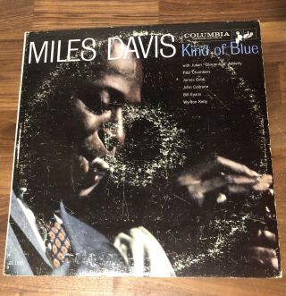 Miles Davis - Kind Of Blue Lp Mono Columbia Cl 1355 6 Eye Misprint - 1j