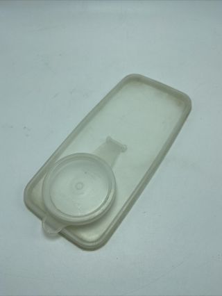 Tupperware 470 - 5,  471 - 9 Replacement Lid For Cereal Canister Vintage Sheer