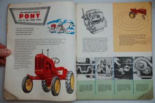 Massey Harris More Power Greater Economy Tractor Buyer ' s Guide Ag Farming 1950s 2