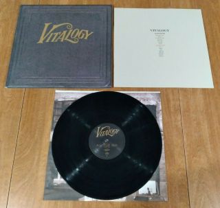 Pearl Jam - Vitalogy Lp - 1994,  Epic/e 66900 Press Vg,