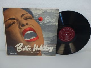 Billie Holiday Self Titled 1959 Lp Commodore Fl 30,  008 Us Dg Mono Vocal Jazz