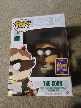 Funko Pop The Coon 07 Sdcc 2017 Summer Exclusive South Park Not Read Post