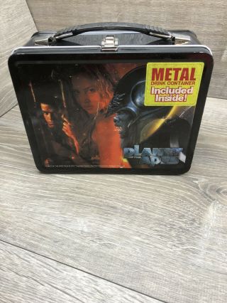 Planet Of The Apes Metal Lunchbox And Thermos 2001 Neca