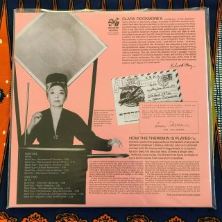 Clara Rockmore “Theremin” (Mississippi Records MR050,  2009) VG,  Recorded in 1975 2