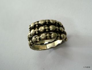 Vintage Antique Ethnic Tribal Old Silver Ring Coil Ring Traditional Jewellery