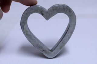 Vintage Industrial Metal & Stainless Steel Heart Cookie Cutter