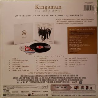Kingsman - The Secret Service - Movie,  Vinyl Soundtrack (Vinyl,  BLU - RAY,  DVD) 2