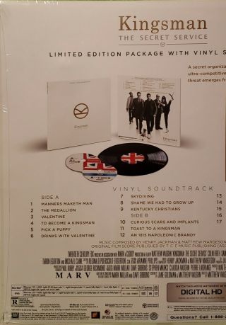 Kingsman - The Secret Service - Movie,  Vinyl Soundtrack (Vinyl,  BLU - RAY,  DVD) 3