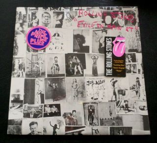 Lp - The Rolling Stones Exile On Main Street Hype Sticker Cg 40489