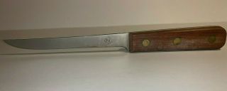 Lamson Professional Cutlery Kitchen Butcher Knife Boning 6 " Blade Wood Handle