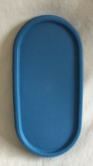 Tupperware 1616 Country Blue Oval Modular Mates Replacement Lid 1616 - 15