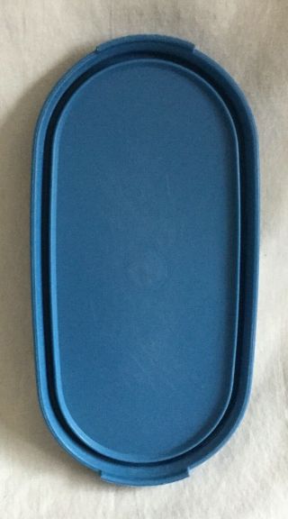 Tupperware 1616 Country Blue Oval Modular Mates Replacement Lid 1616 - 15 2