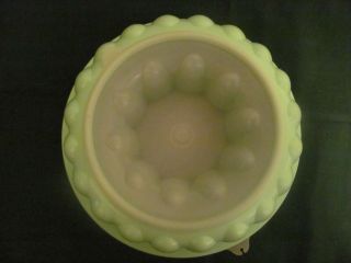 Vintage Tupperware Jello Mold Green and White With Lid 2